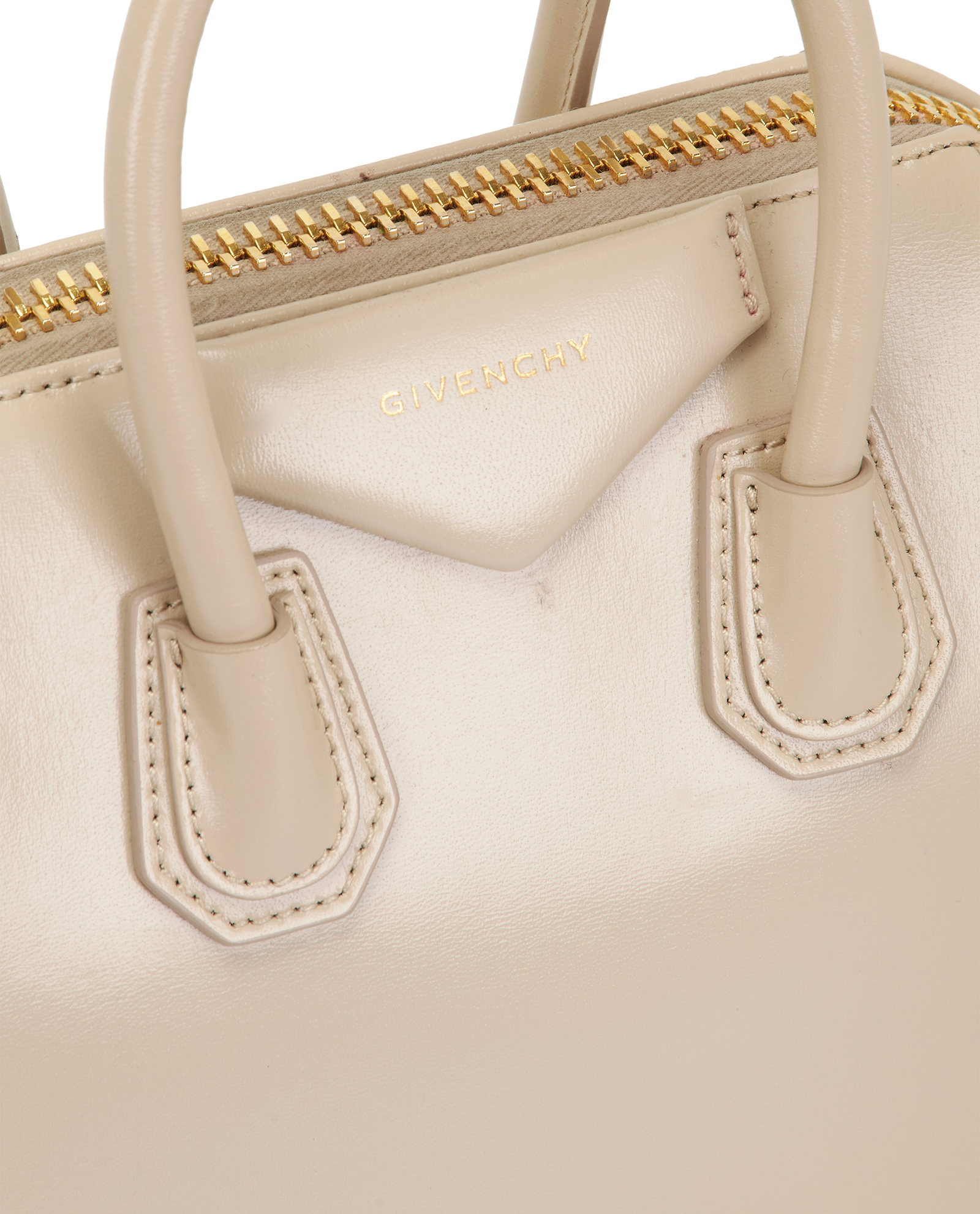 Mini Antigona, &pound;750, Handbags, Cream, Leather, Other view